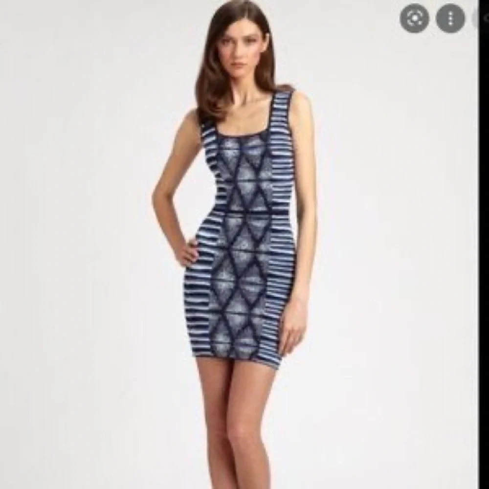 BCBG blue bandage dress - Picture 1 of 7